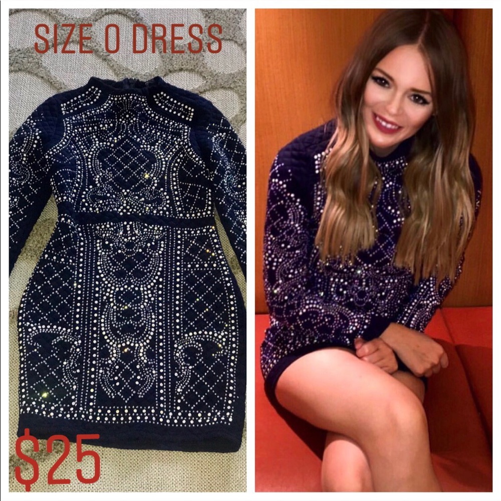 Navy blue dress